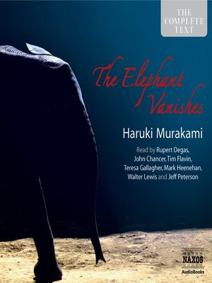 cover image of The Elephant Vanishes